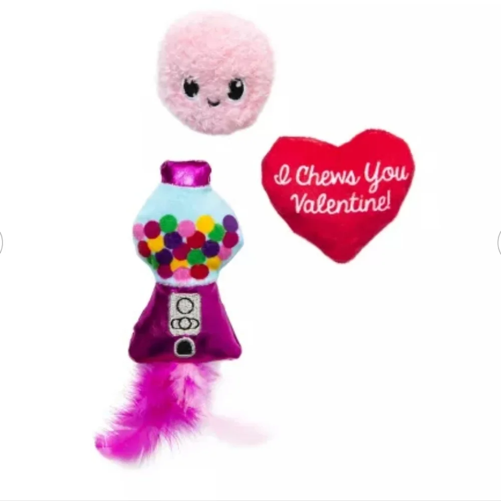 Quirky Kitty I Chews You Plush Cat Toy
